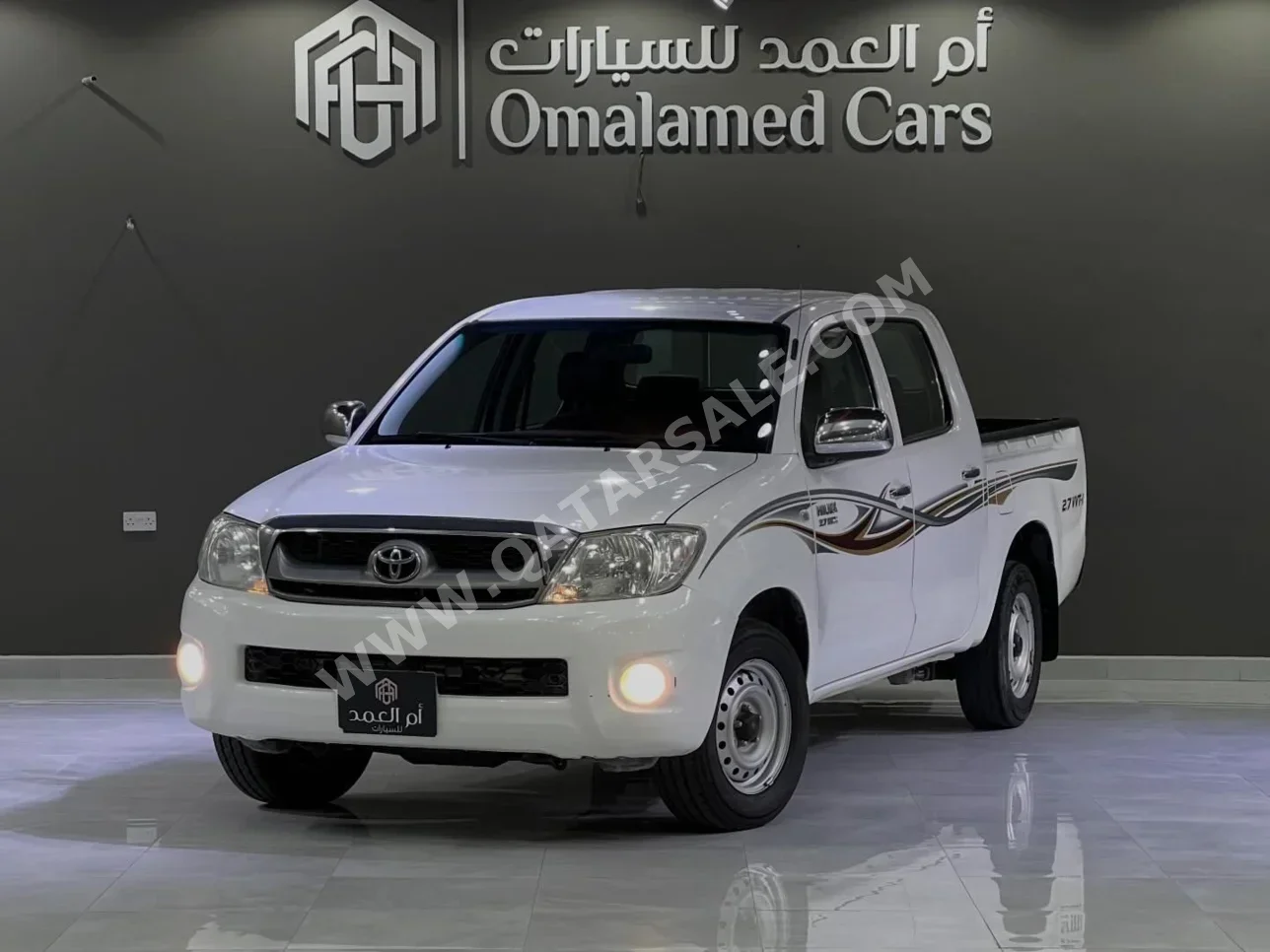 Toyota Hilux 2011 Automatic 250,000 Km 4 Cylinder Four Wheel Drive (4WD) Pick Up White