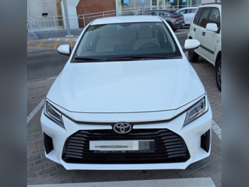 Toyota Yaris 2024 Automatic 31,000 Km 4 Cylinder Front Wheel Drive (FWD) Sedan White With Warranty
