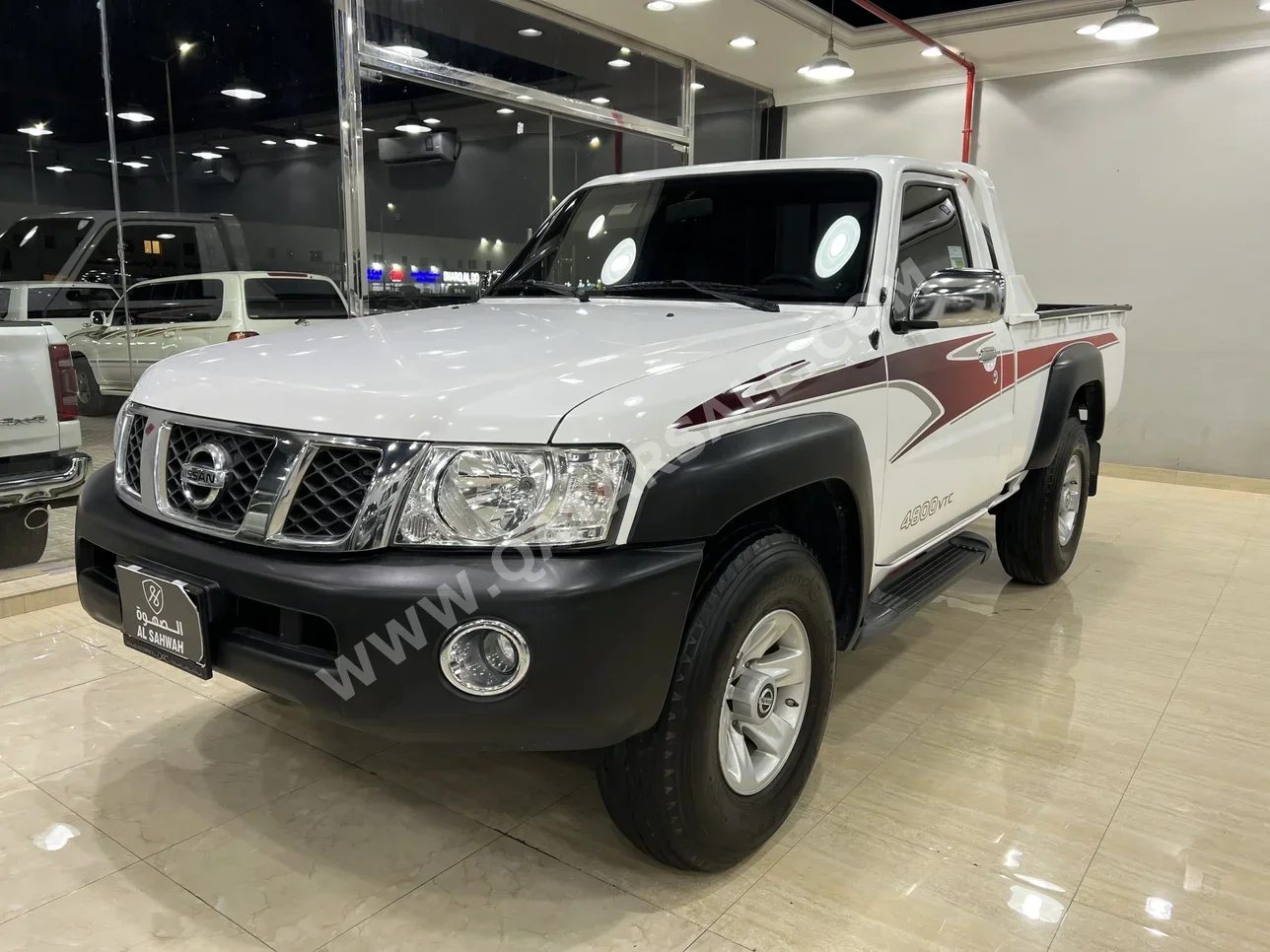 Nissan Patrol Pickup 2021 Manual 63,000 Km 6 Cylinder Four Wheel Drive (4WD) Pick Up White