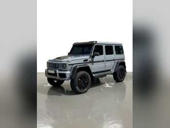 Mercedes-Benz G-Class 500 4X4 2018 Automatic 63,000 Km 8 Cylinder Four Wheel Drive (4WD) SUV Silver