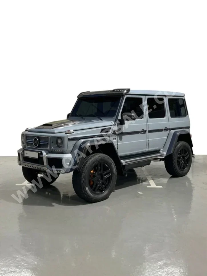 Mercedes-Benz G-Class 500 4X4 2018 Automatic 63,000 Km 8 Cylinder Four Wheel Drive (4WD) SUV Silver