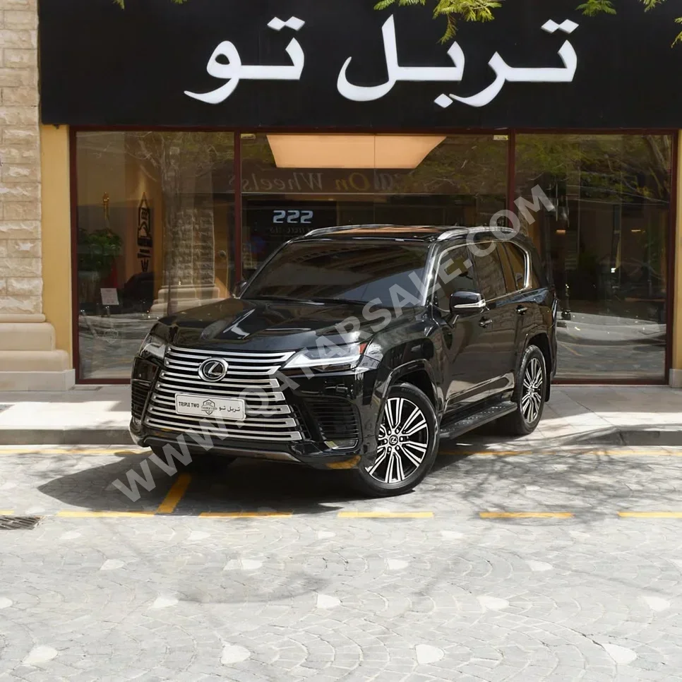 Lexus LX 600 Luxury 2022 Automatic 158,400 Km 6 Cylinder Four Wheel Drive (4WD) SUV Black With Warranty