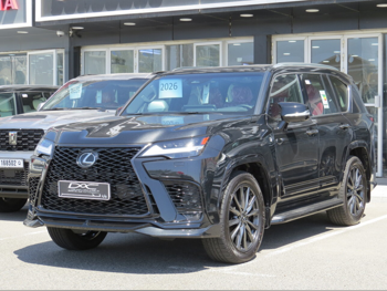 Lexus LX 600 F Sport 2026 Automatic 2,000 Km 6 Cylinder Four Wheel Drive (4WD) SUV Black With Warranty