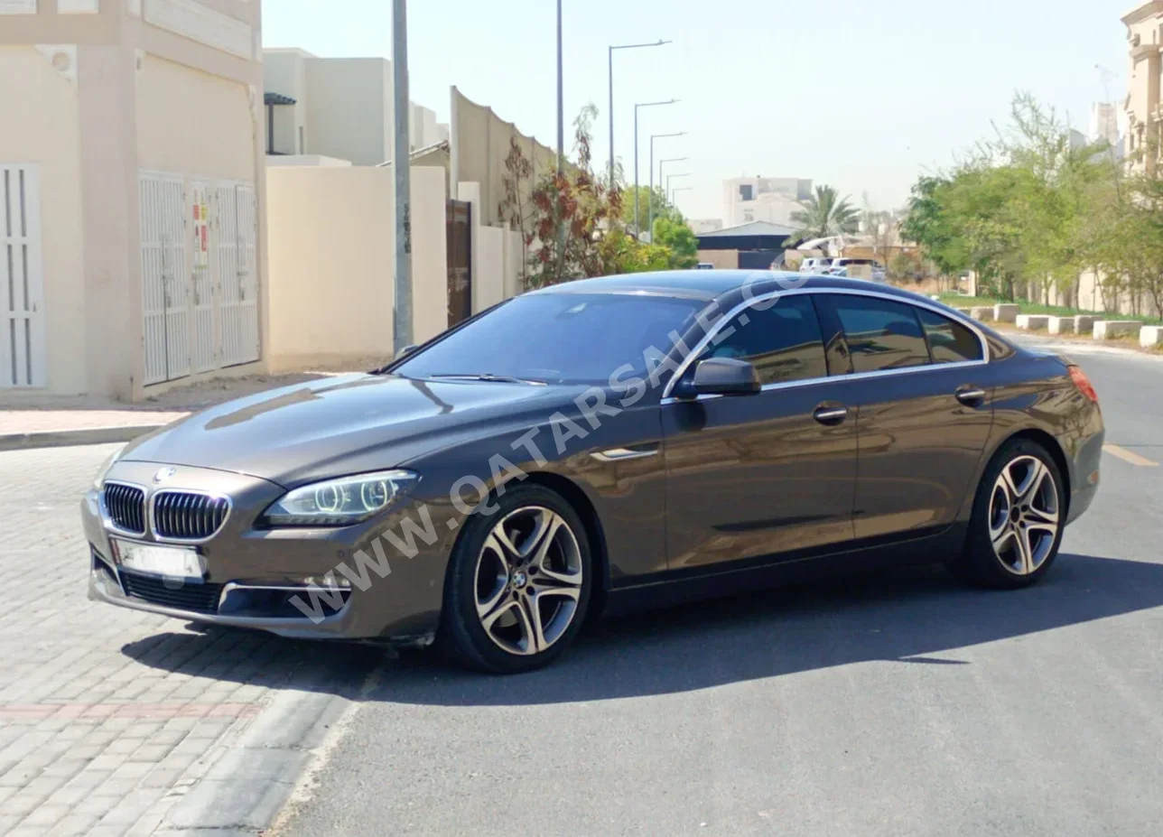 BMW 6-Series 640i 2015 Automatic 185,000 Km 6 Cylinder Rear Wheel Drive (RWD) Sedan Gray