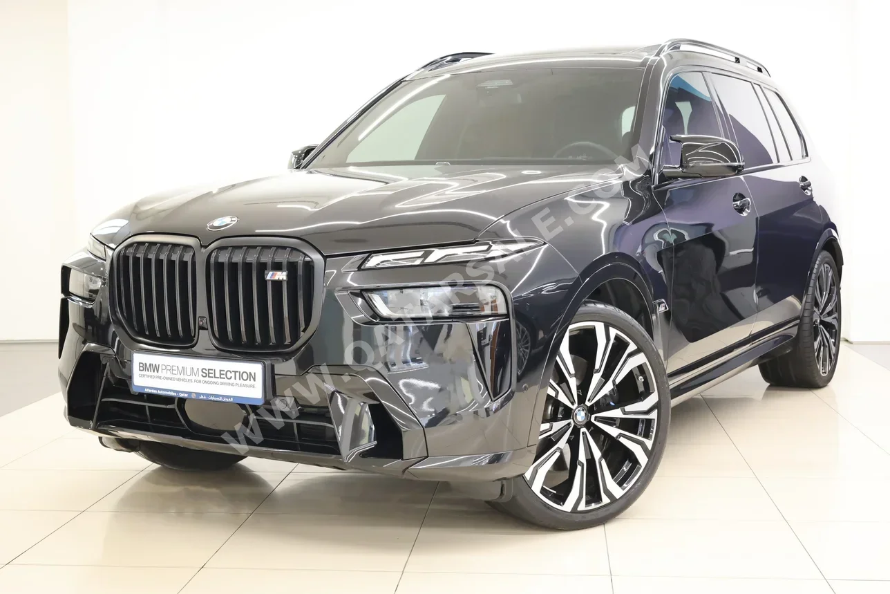 BMW X-Series X7 M60i 2024 Automatic 32,600 Km 8 Cylinder All Wheel Drive (AWD) SUV Black With Warranty