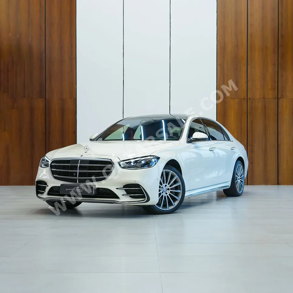 Mercedes-Benz S-Class 580 2022 Automatic 48,000 Km 8 Cylinder Rear Wheel Drive (RWD) Sedan White