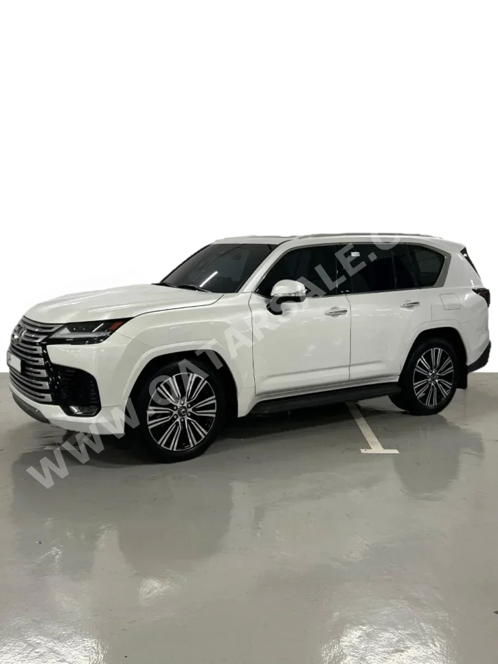 Lexus  LX  600 VIP  2023  Automatic  64,000 Km  6 Cylinder  Four Wheel Drive (4WD)  SUV  White  With Warranty