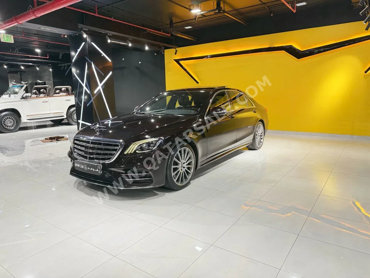 Mercedes-Benz S-Class 450 2018 Automatic 115,000 Km 6 Cylinder Rear Wheel Drive (RWD) Sedan Maroon