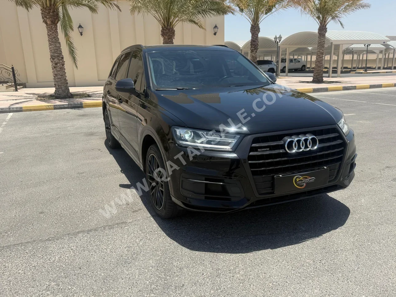 Audi Q7 2018 Automatic 105,000 Km 6 Cylinder Four Wheel Drive (4WD) SUV Black