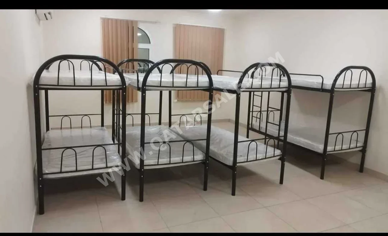 Beds - Lifestyle - Double bunk - Black - Mattress Included