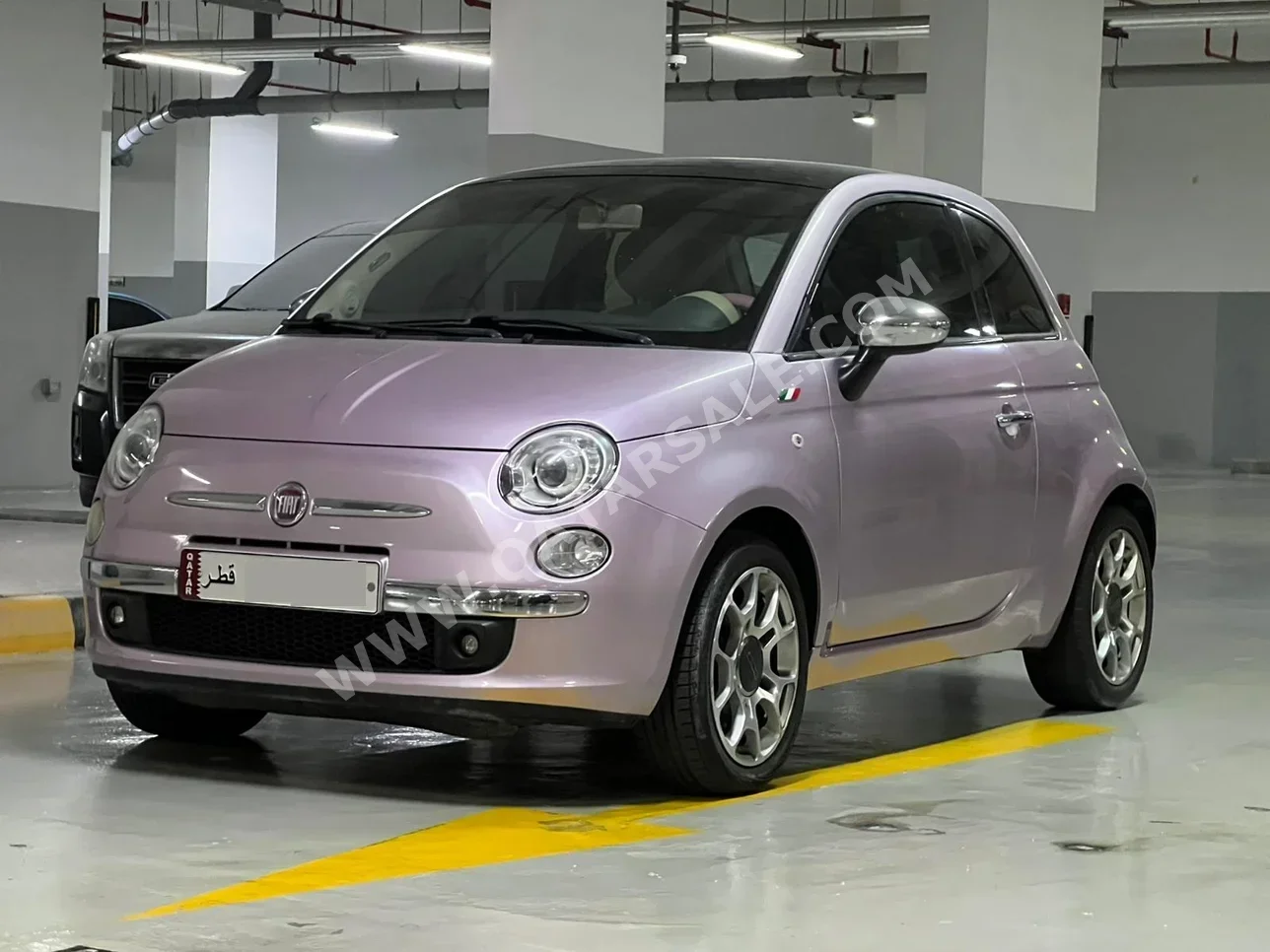 Fiat  500  2014  Automatic  100,000 Km  4 Cylinder  Front Wheel Drive (FWD)  Hatchback  Pink