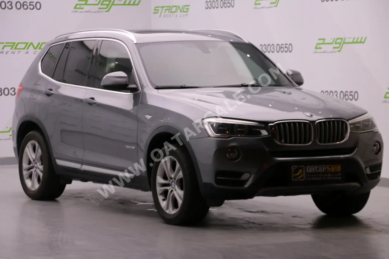 BMW  X-Series  X3  2016  Automatic  120,211 Km  4 Cylinder  Four Wheel Drive (4WD)  SUV  Gray