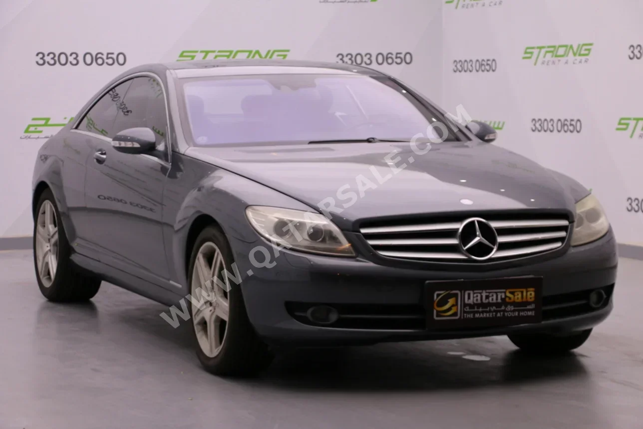 Mercedes-Benz  CL  500  2007  Automatic  45,000 Km  8 Cylinder  Rear Wheel Drive (RWD)  Sedan  Gray