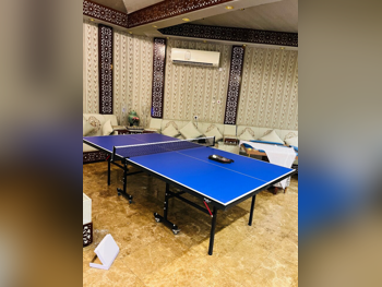 ألعاب الطاولة - طاولة تنس ( بنق بونق ) الحجم بروفشنال -اللون أسود و أزرق