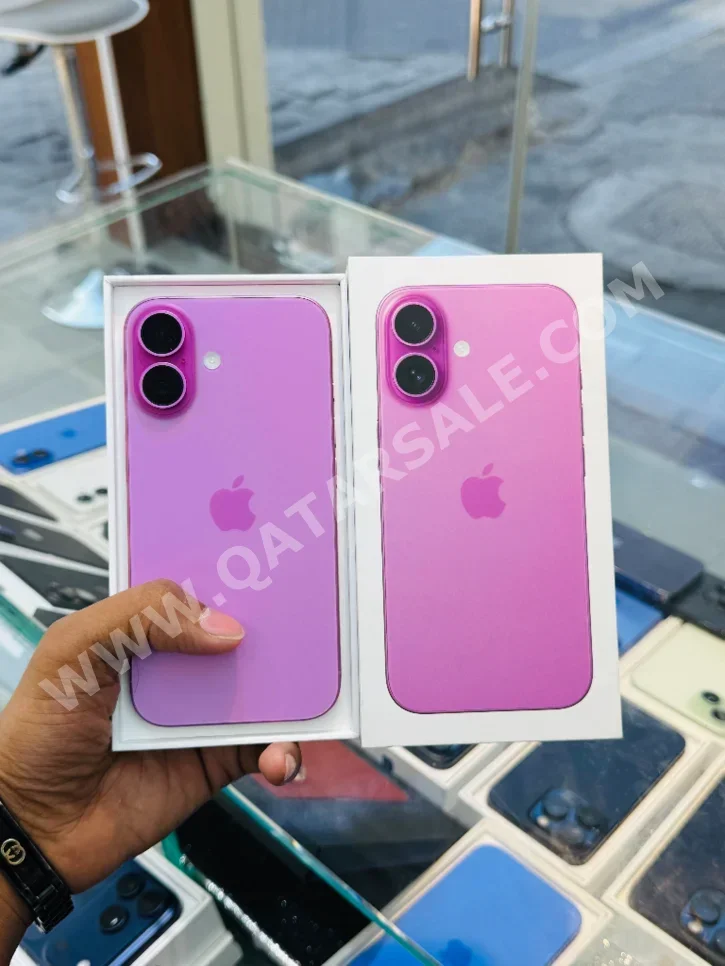 Mobile Phones Apple  - Iphone 16  - Pink  - 256 GB