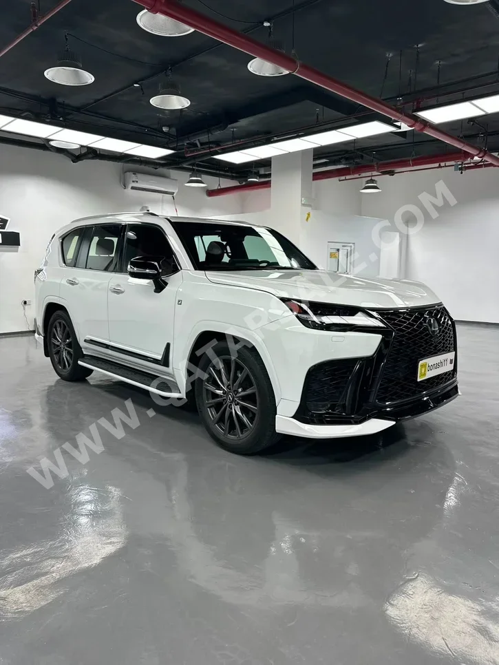 Lexus LX 600 F Sport 2024 Automatic 124,000 Km 6 Cylinder Four Wheel Drive (4WD) SUV White With Warranty