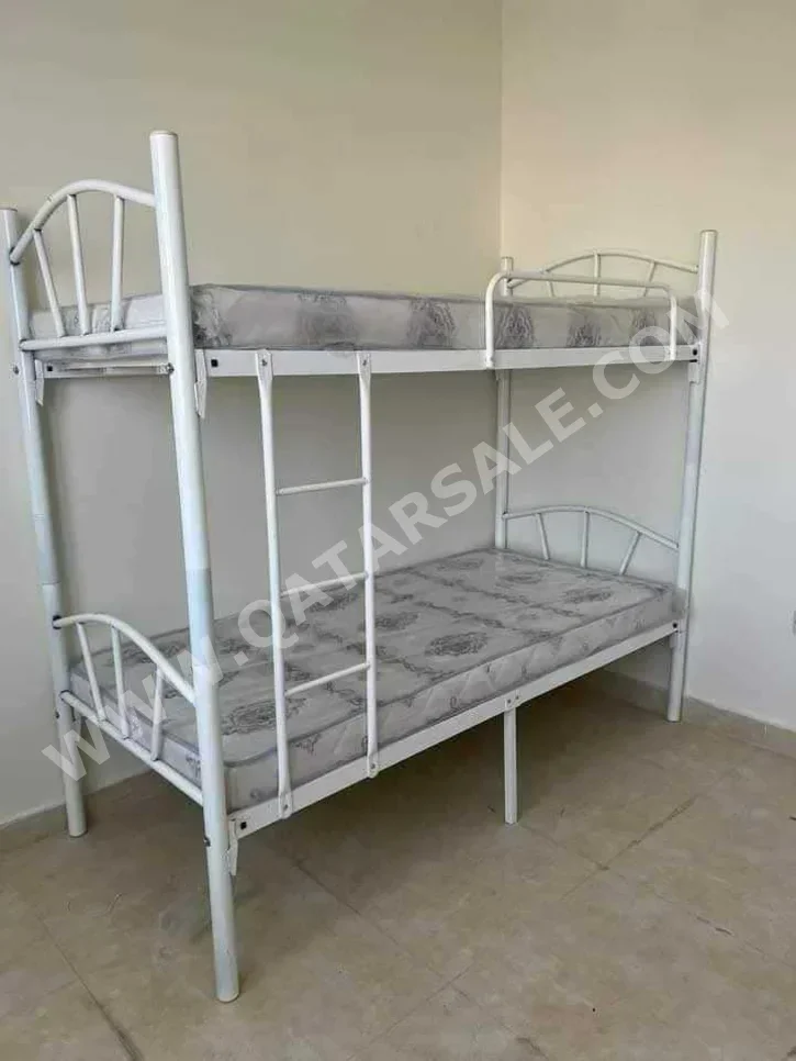 Beds - Lifestyle - Double bunk - White - Mattress Included