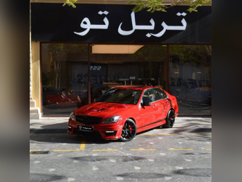 Mercedes-Benz  C-Class  63 AMG  2014  Automatic  179,200 Km  8 Cylinder  Rear Wheel Drive (RWD)  Sedan  Red