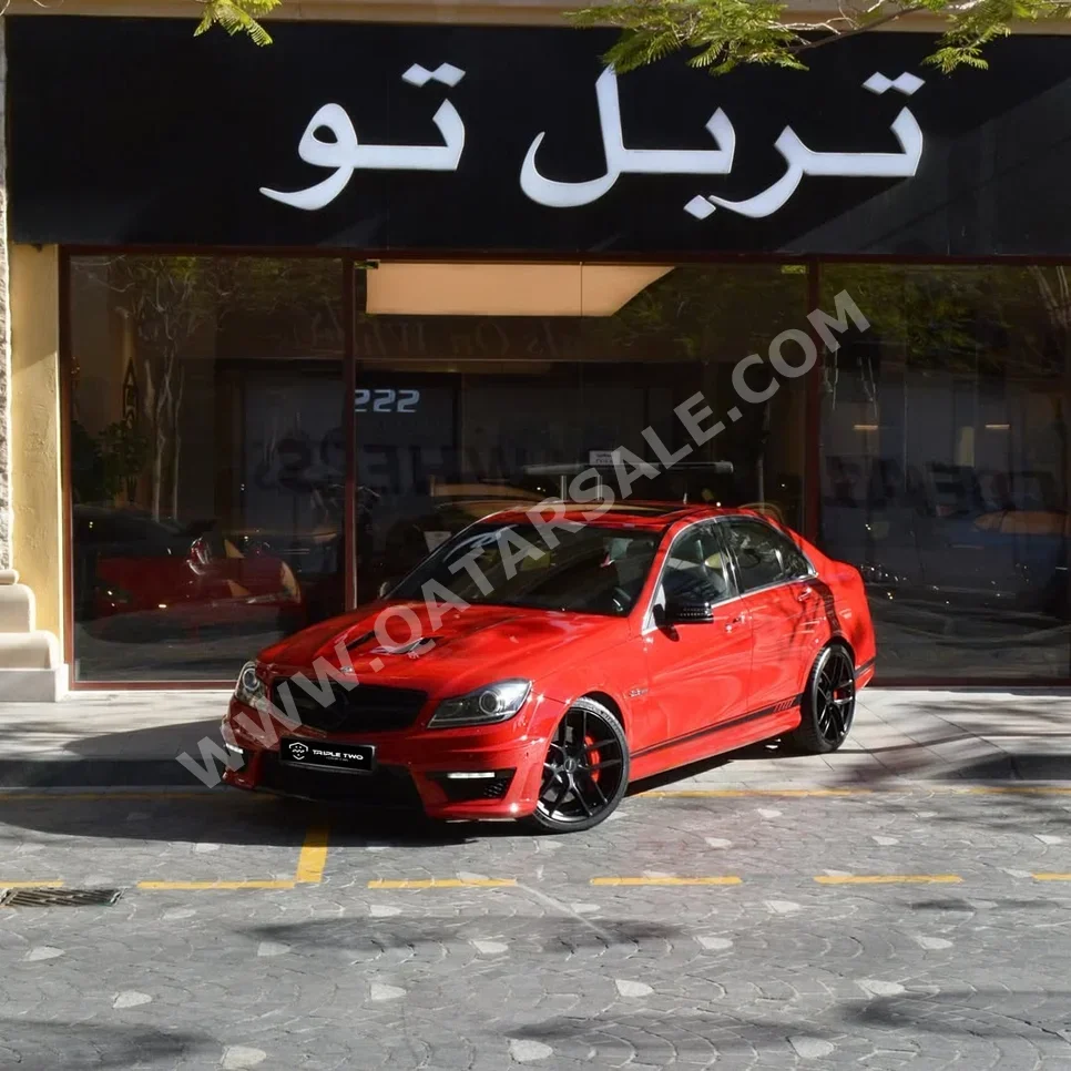 Mercedes-Benz  C-Class  63 AMG  2014  Automatic  179,200 Km  8 Cylinder  Rear Wheel Drive (RWD)  Sedan  Red