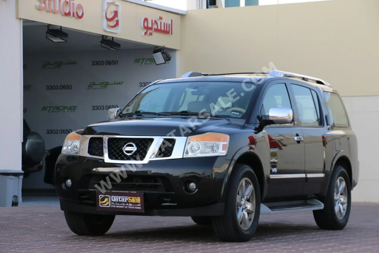 Nissan Armada LE 2011 Automatic 143,000 Km 8 Cylinder Four Wheel Drive (4WD) SUV Black