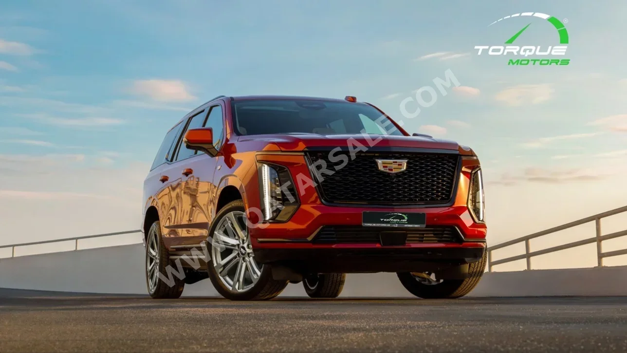 Cadillac  Escalade  Sport Platinum  2025  Automatic  0 Km  8 Cylinder  Four Wheel Drive (4WD)  SUV  Red  With Warranty