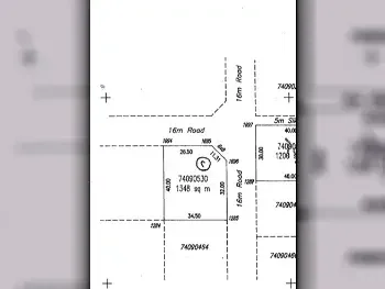 Lands For Sale in Al Khor  - Al Khor  -Area Size 1,348 Square Meter