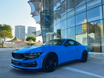 Ford  Mustang  Ecoboost  2024  Automatic  25,000 Km  4 Cylinder  Rear Wheel Drive (RWD)  Coupe / Sport  Blue  With Warranty