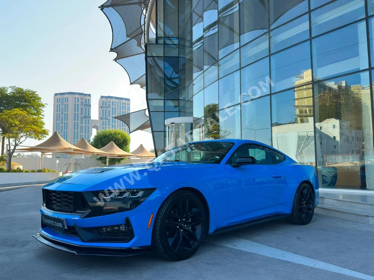 Ford Mustang Ecoboost 2024 Automatic 25,000 Km 4 Cylinder Rear Wheel Drive (RWD) Coupe / Sport Blue With Warranty