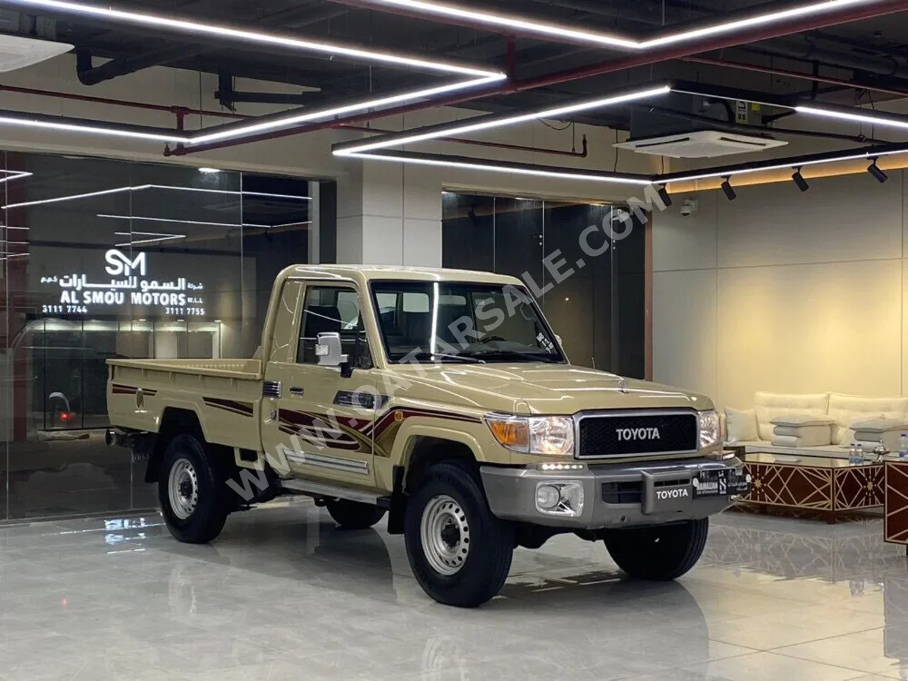 Toyota  Land Cruiser  LX  2021  Manual  113,000 Km  6 Cylinder  Four Wheel Drive (4WD)  Pick Up  Beige