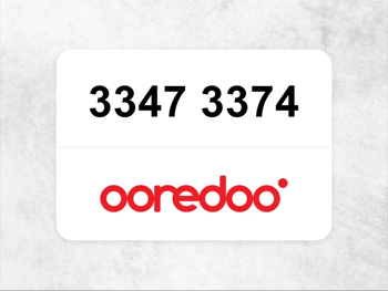 Ooredoo Mobile Phone 3347 3374