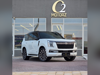 Nissan Patrol Platinum turbo 2025 Automatic 36,000 Km 6 Cylinder Four Wheel Drive (4WD) SUV White With Warranty