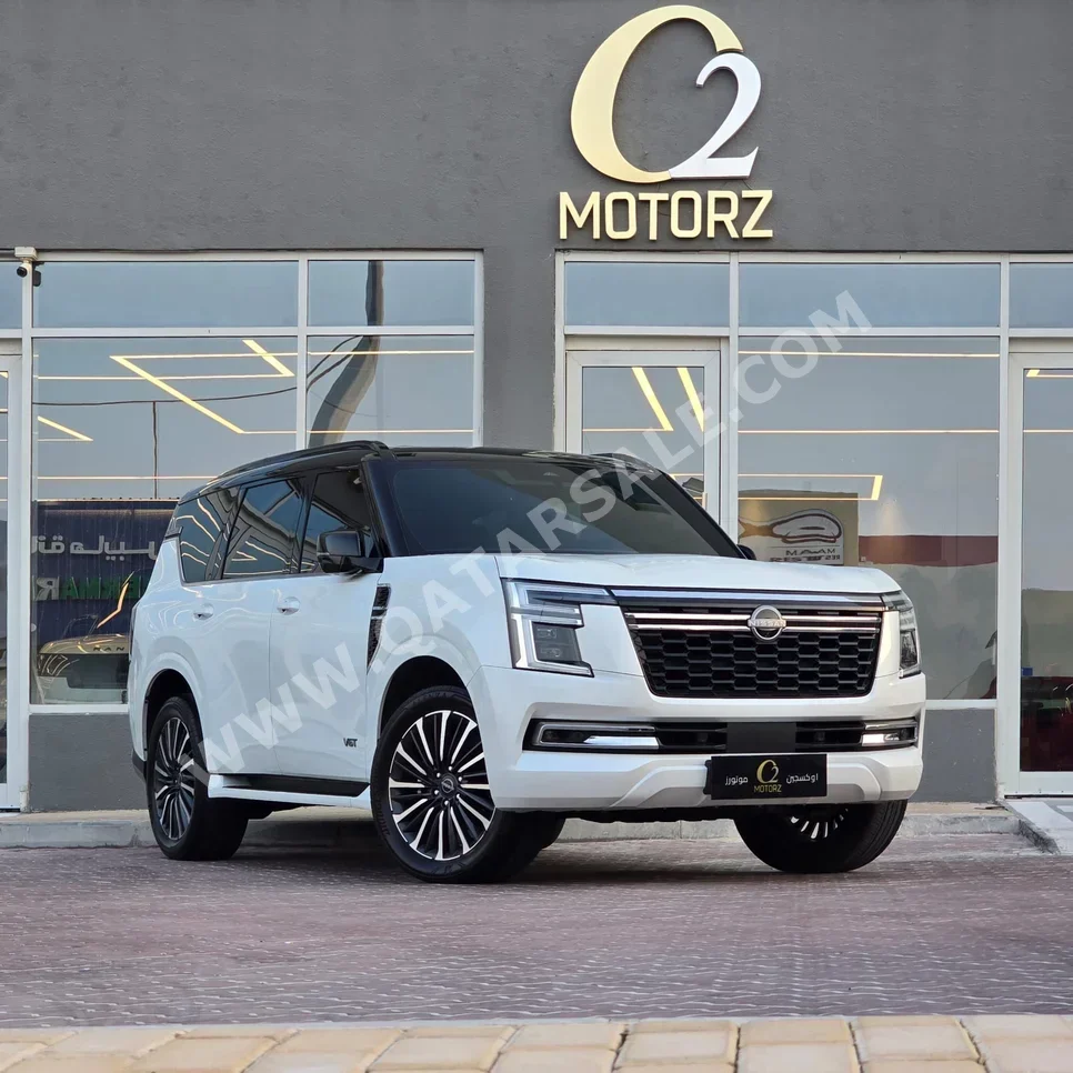 Nissan Patrol Platinum turbo 2025 Automatic 36,000 Km 6 Cylinder Four Wheel Drive (4WD) SUV White With Warranty