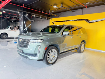 Cadillac  Escalade  600  2023  Automatic  77,000 Km  8 Cylinder  Four Wheel Drive (4WD)  SUV  Green