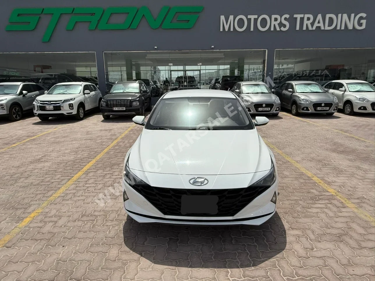 Hyundai Elantra 2023 Automatic 47,000 Km 4 Cylinder Front Wheel Drive (FWD) Sedan White
