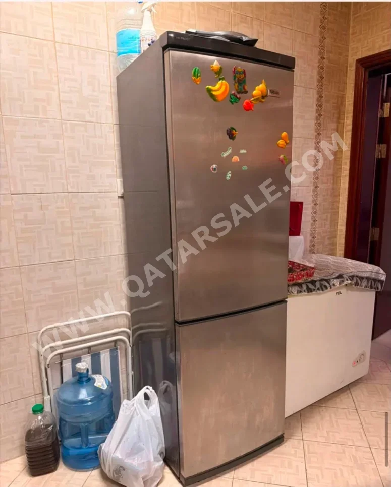 Bottom Freezer Refrigerator - Gray