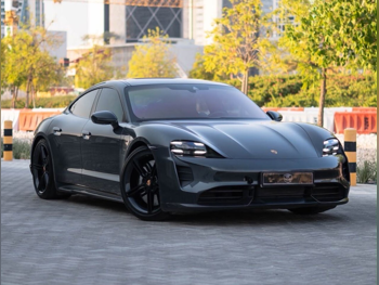 Porsche  Taycan  Turbo S  2020  Automatic  55,000 Km  0 Cylinder  All Wheel Drive (AWD)  Sedan  Gray  With Warranty