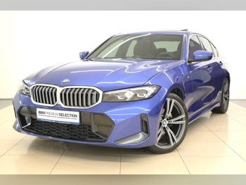 BMW  3-Series  320i  2023  Automatic  44,750 Km  4 Cylinder  Rear Wheel Drive (RWD)  Sedan  Blue  With Warranty