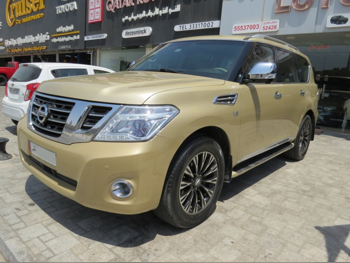 نيسان  باترول  ال اي  2012  اوتوماتيك  175,000 كم  8 سلندر  دفع رباعي  اس يو في  ذهبي  تحت الضمان