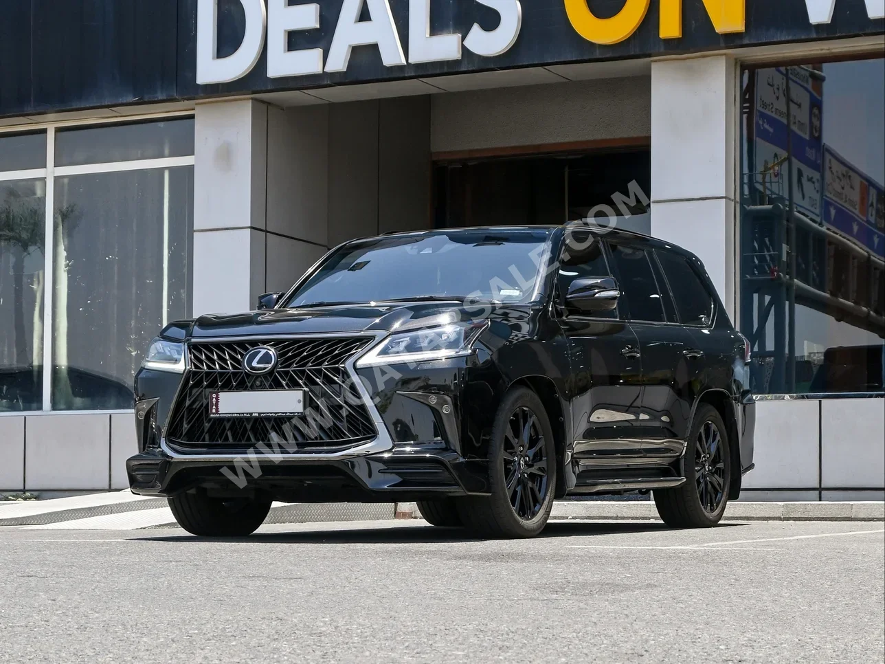 Lexus LX 570 S Black Edition 2020 Automatic 66,000 Km 8 Cylinder Four Wheel Drive (4WD) SUV Black