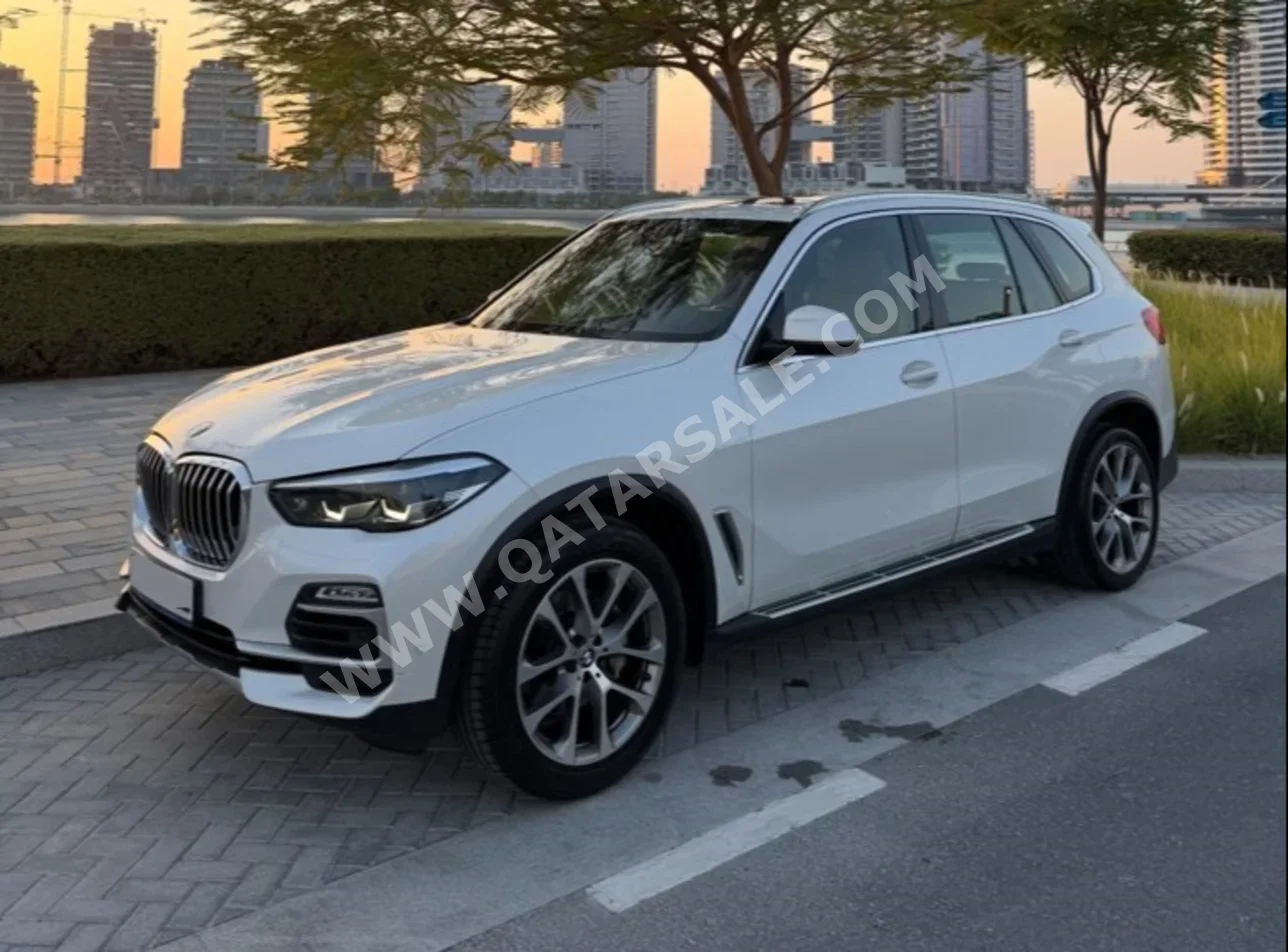 BMW X-Series X5 40i 2019 Automatic 70,000 Km 6 Cylinder Four Wheel Drive (4WD) SUV White