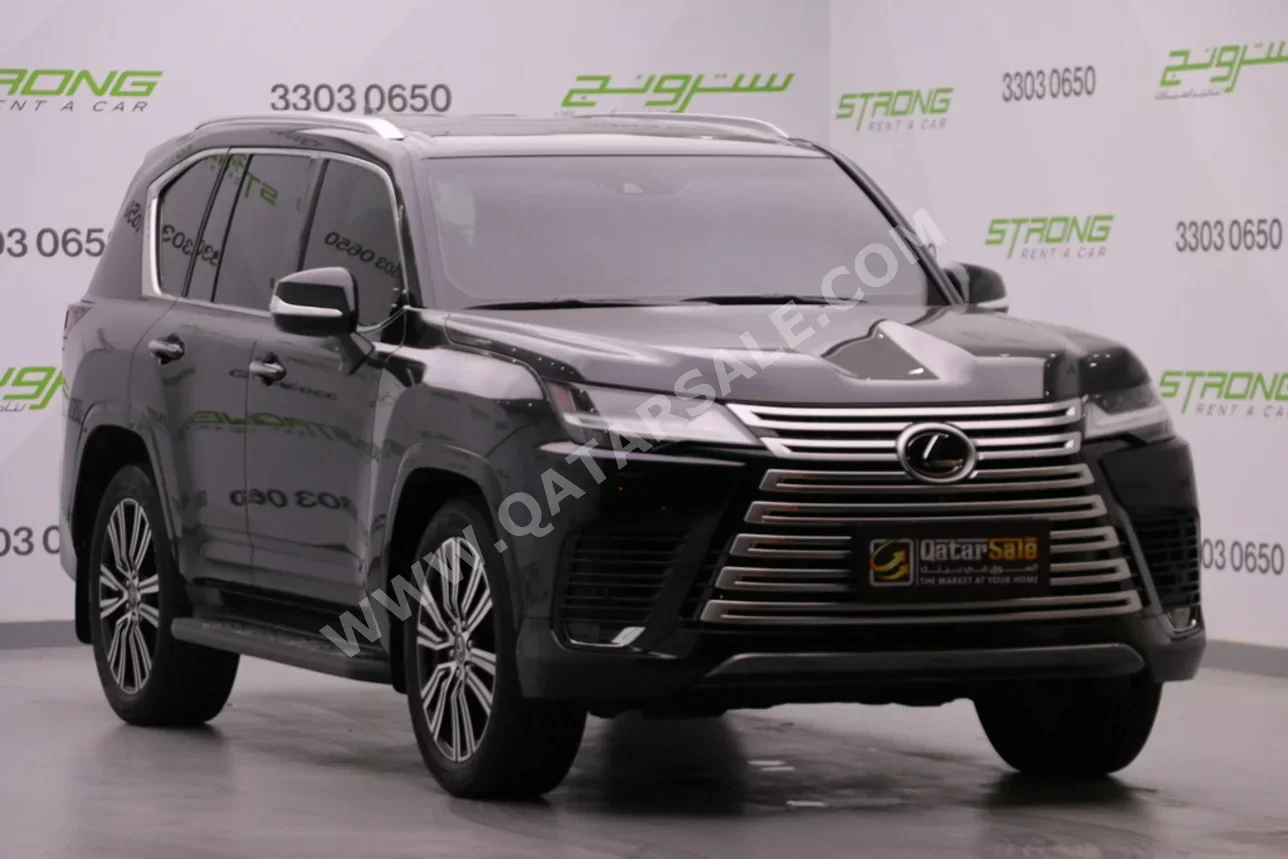 Lexus LX 600 Luxury 2024 Automatic 96,000 Km 6 Cylinder Four Wheel Drive (4WD) SUV Black With Warranty