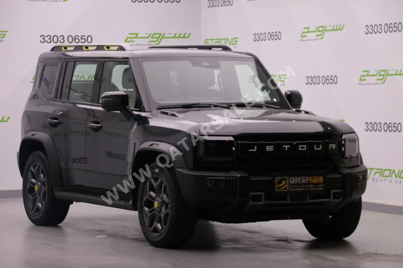 Jetour T2 2025 Automatic 59,000 Km 4 Cylinder Four Wheel Drive (4WD) SUV Black With Warranty