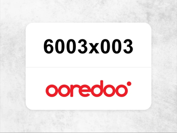 Ooredoo Mobile Phone  6003x003