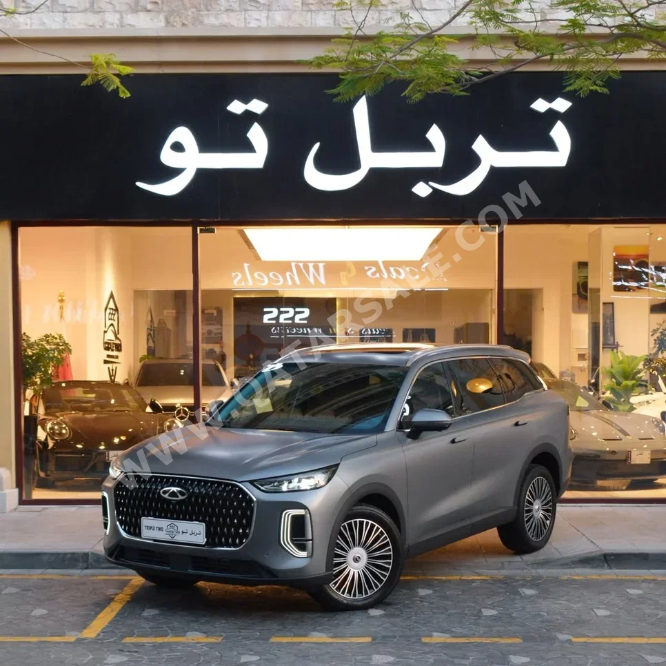 شيري  تيجو  9  2026  اوتوماتيك  4,300 كم  4 سلندر  دفع رباعي  اس يو في  رمادي  تحت الضمان
