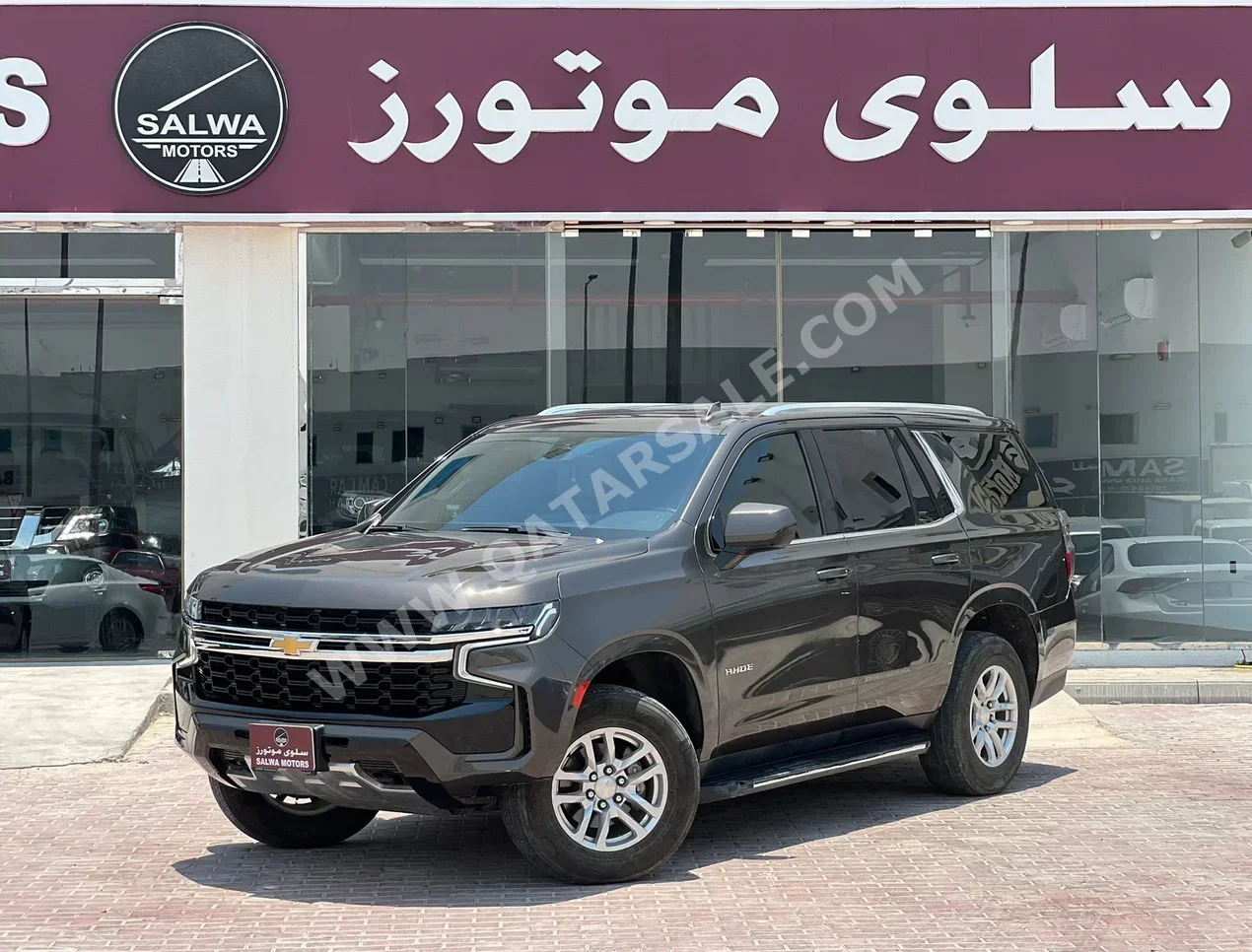 شفروليه تاهو 2021 اوتوماتيك 155,000 كم 8 سلندر دفع رباعي اس يو في رمادي غامق
