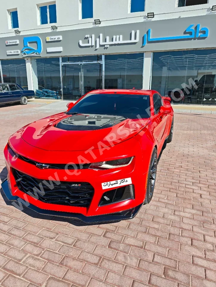 Chevrolet  Camaro  ZL1  2017  Automatic  128,000 Km  8 Cylinder  Rear Wheel Drive (RWD)  Coupe / Sport  Red