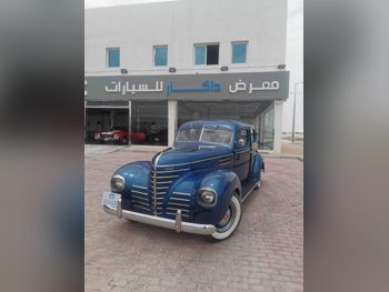 بلايموث  بي 8  ديلوكس  1939  اوتوماتيك  149,000 كم  4 سلندر  دفع خلفي  كلاسك  ازرق