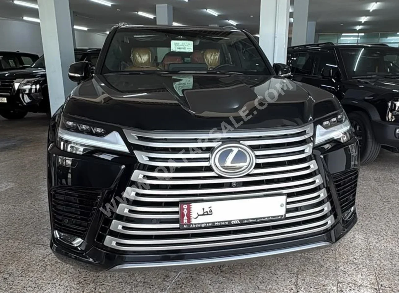 Lexus  LX  600 Luxury  2025  Automatic  23,000 Km  6 Cylinder  Four Wheel Drive (4WD)  SUV  Black  With Warranty