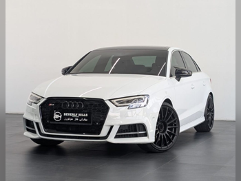 Audi  S  3  2018  Automatic  97,874 Km  4 Cylinder  All Wheel Drive (AWD)  Sedan  White