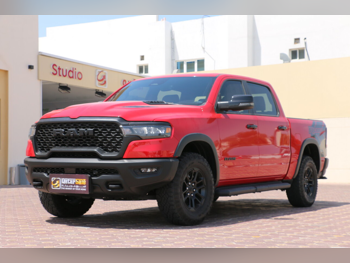 Dodge  Ram  Rebel  2025  Automatic  30,000 Km  6 Cylinder  Four Wheel Drive (4WD)  Pick Up  Red  With Warranty